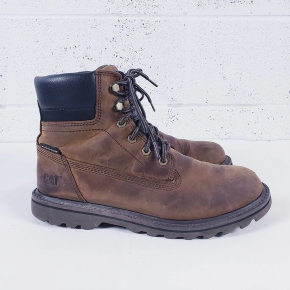 Leather Deplete Waterproof Work Boot 